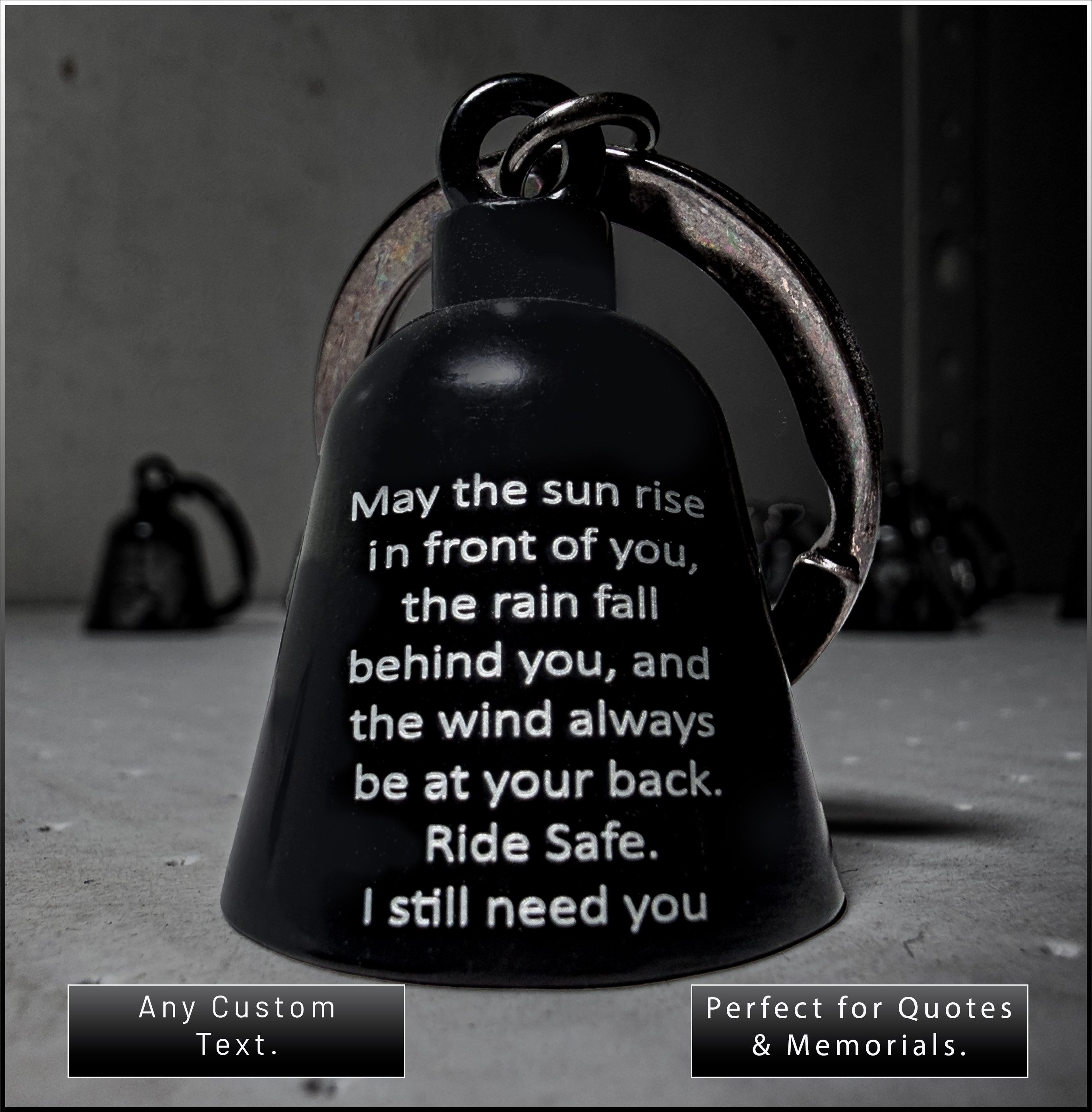 Deluxe Engraved Biker Bell